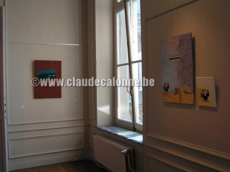 Château de Bourgogne, expositionClaude CALONNE, Claude Calonne, Estaimbourg, Belgique,