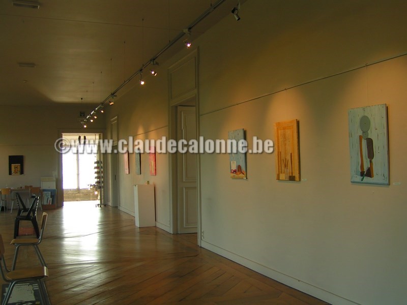 Château de Bourgogne, exposition Claude CALONNE, Claude CALONNE, Estaimbourg, Belgique,