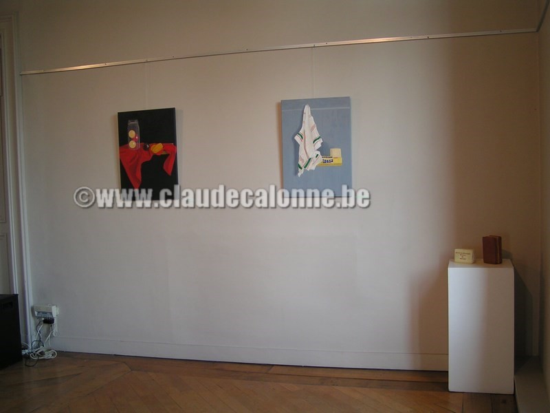 Château de Bourgogne, exposition Claude CALONNE, Claude CALONNE, Estaimbourg, Belgique,