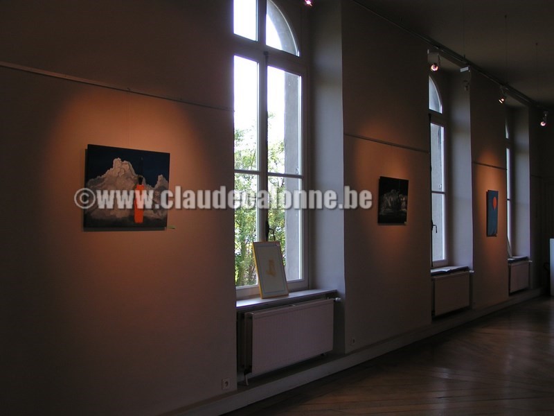 Château de Bourgogne, exposition Claude CALONNE, Claude CALONNE, Estaimbourg, Belgique,