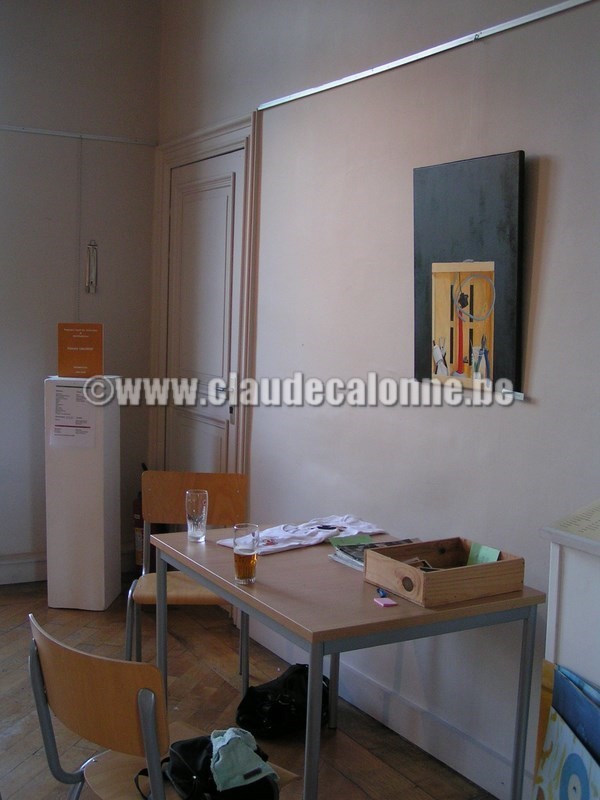Château de Bourgogne, exposition Claude CALONNE, Claude CALONNE, Estaimbourg, Belgique,