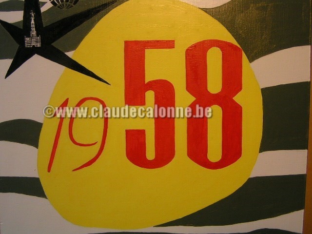 EXPOSITION UNIVERSELLE BRUXELLES 1958, union match, claude calonne, lucien deroeck, claude calonne,