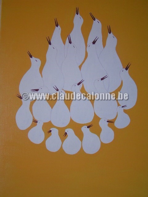 la fanfare, oiseaux, chorale, chant,