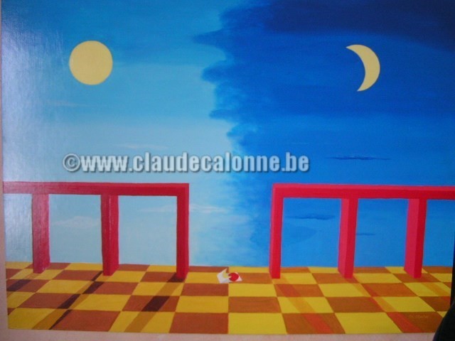 soleil, lune, rendez vous, couché de soleil, levé de soleil, 