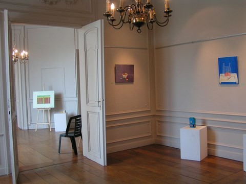 château de Bourgogne, Estaimbourg, exposition, claude calonne,  Estaimbourg, Belgique,