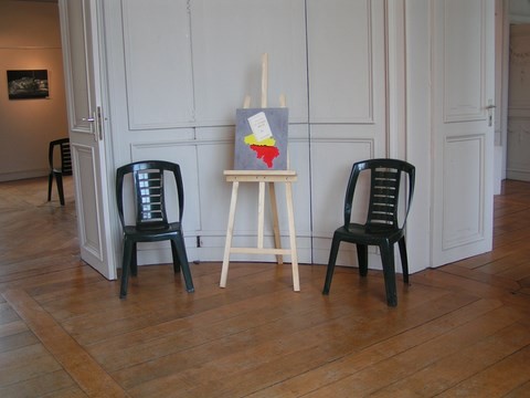 Château de Bourgogne, exposition Claude CALONNE, Claude Calonne, Estaimbourg, Belgique,
