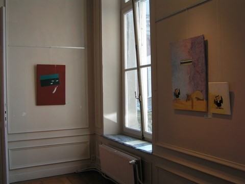 Château de Bourgogne, expositionClaude CALONNE, Claude Calonne, Estaimbourg, Belgique,