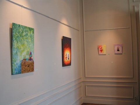 Château de Bourgogne, exposition Claude CALONNE, Claude CALONNE, Estaimbourg, Belgique,